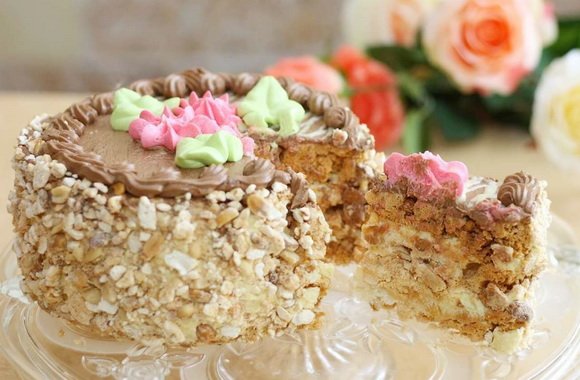 HOW TO MAKE KIEV CAKE  Kiev Cake Recipe  Sonyas Prep  YouTube